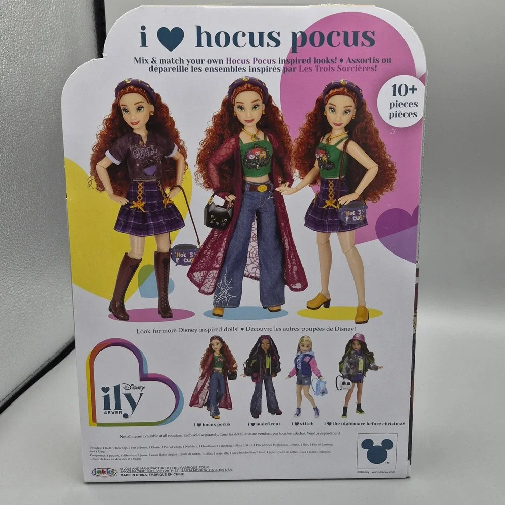 Disney ily 4EVER Hocus Pocus Inspired Doll 10+ Pieces Sanderson Sisters New